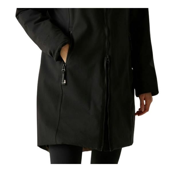 Regatta Womens/Ladies Marron Waterproof Insulated Jacket - Black/Mocha - 