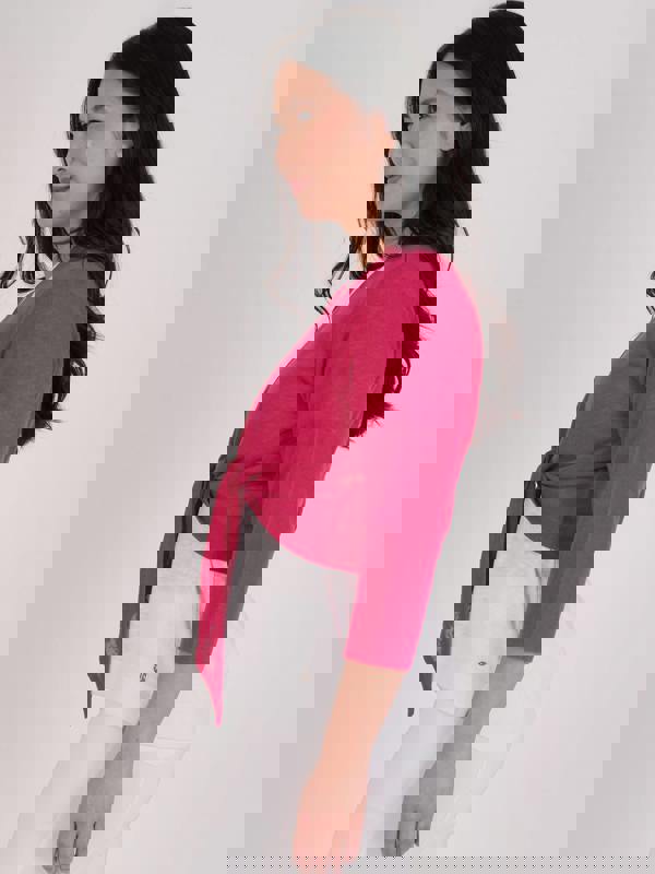 PennyPlain Shrug Tie Front - Crimson