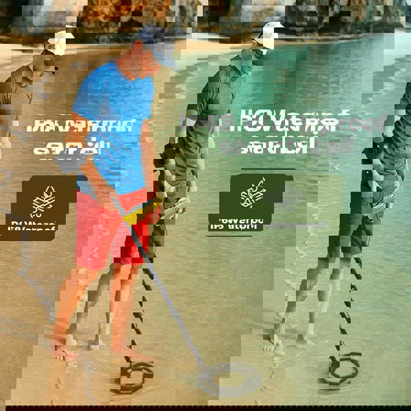 Traderight Deep Professional Metal Detector Hunt Treasure Gold Coins Waterproof