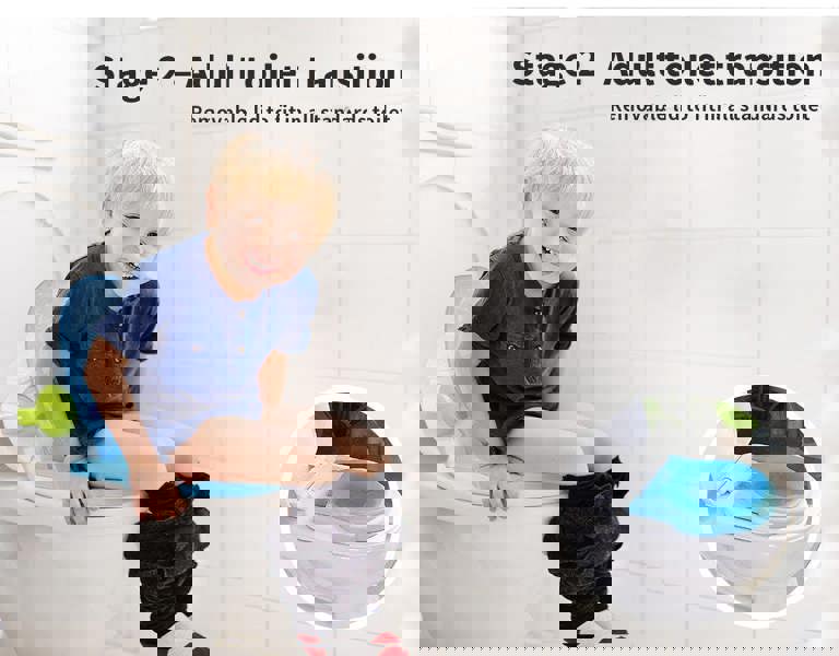 Dekko 3-in-1 Kids Potty Trainer Baby Toilet Traning Seat  Toddler Safety Chair