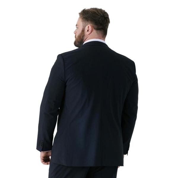 Duke Mens D555 Ted 4 Way Stretch Suit Jacket - Navy - 