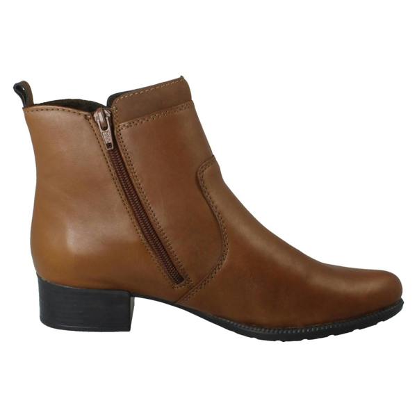 Rieker Ladies Rieker Fleece Lined Zip Fastening Low Heel Casual Ankle Boots 78658