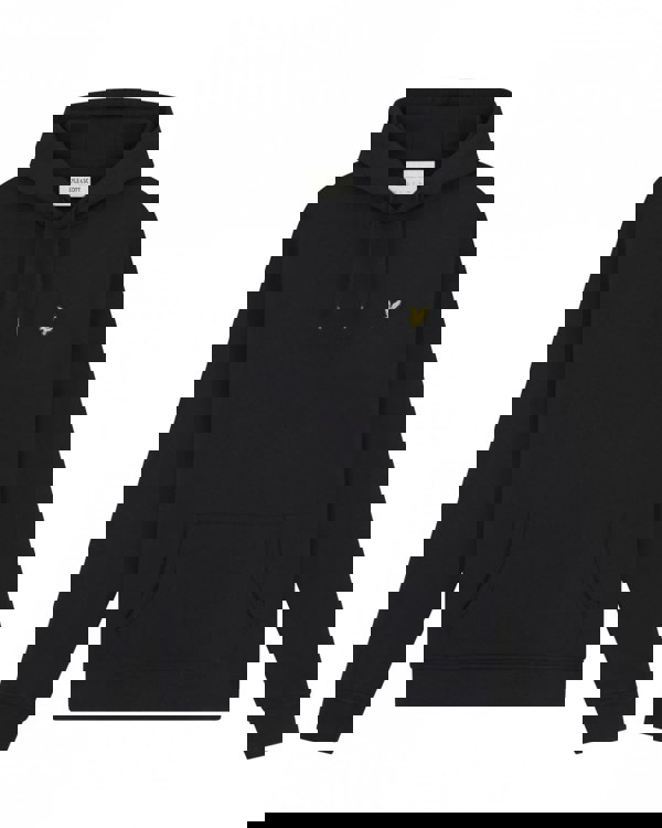 Lyle & Scott Mens Pullover Hoodie - Z865 Jet Black