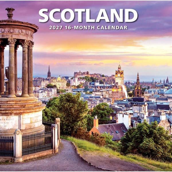 Scotland Calendar 2027, Wall Calendars, Month To View, Travel, Gift