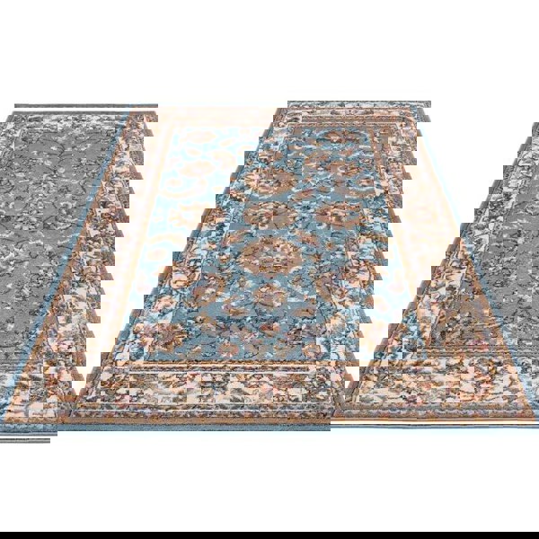 Oriental Short Pile Rug Reni Luxor Vintage Design