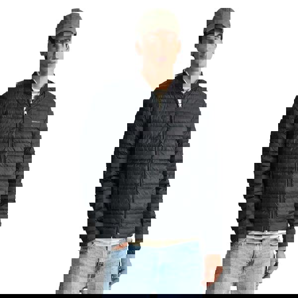 Gant Mens Light Padded Bomber Jacket - Black