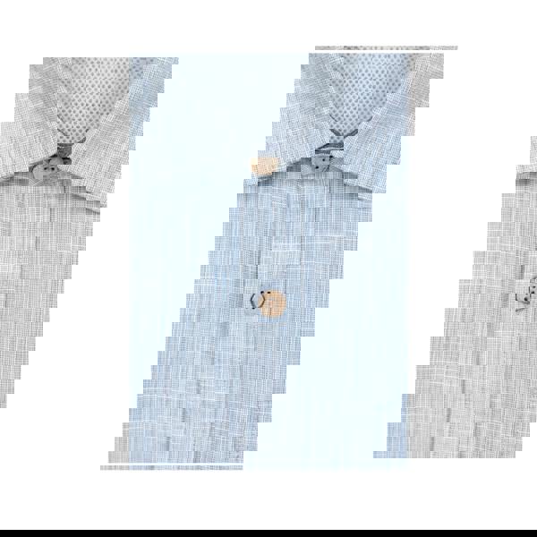 Mountain Warehouse Mens Coconut Textured Long-Sleeved Shirt - Denim - 