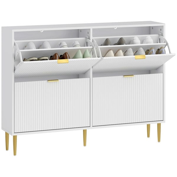 Flip-down Shoe Cabinet