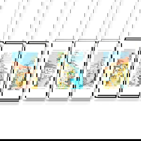 Decorative Pictures For Living Room | Set of 3 Beach Decor Wall art Prints