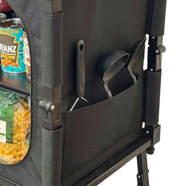 Bamboo 3 in 1 Folding Table/Storage Camping Cupboard OLPRO