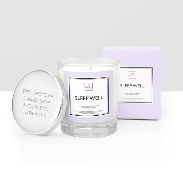Abode Home & Gifts Personalised 'Sleep Well' Scented Candle