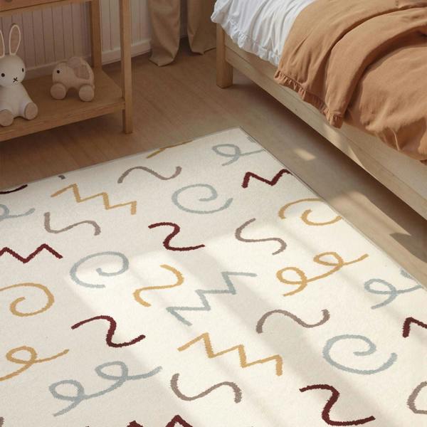 Adventures Kids Rug Fiete Cream Multicolor Underfloor heating Rug