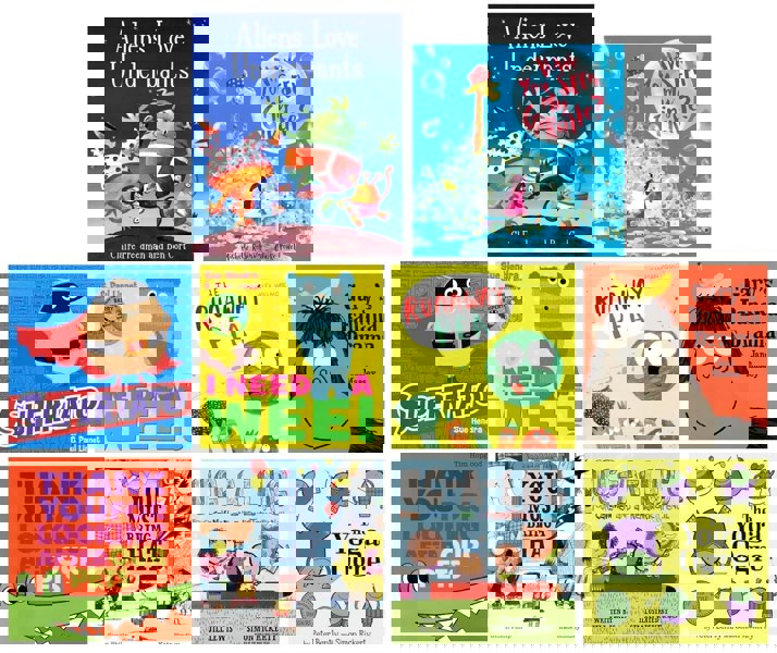 Giggles Galore Collection 10 Illustrated Picture Books Set | Illustrated Storytime & Bedtime Stories Fun, Rhyming & Read-Aloud Stories for Children