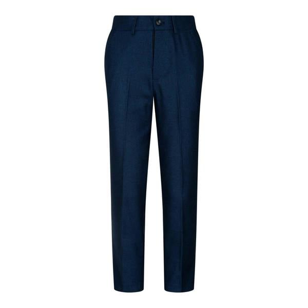 Paul Andrew Boys 3 Piece Navy Blue Birdseye Tweed Suit