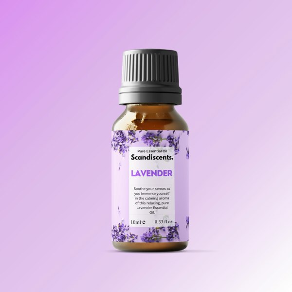 Lavender Essential Oil - For Sleep and Relaxation - Scandiscents, waterless diffuser, essential oils, fragrance oils