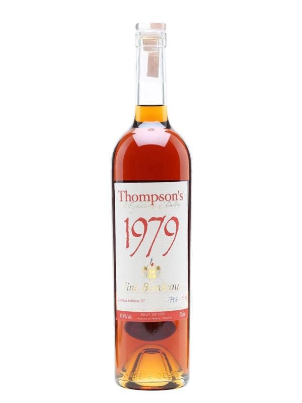 Thompson's Fine Bordeaux A.O.R 1979 Vintage Cask Strength (700ml - 41.4%)