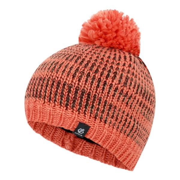 Dare 2B Childrens/Kids Imagination II Beanie - Orange Rush/Olivine Green