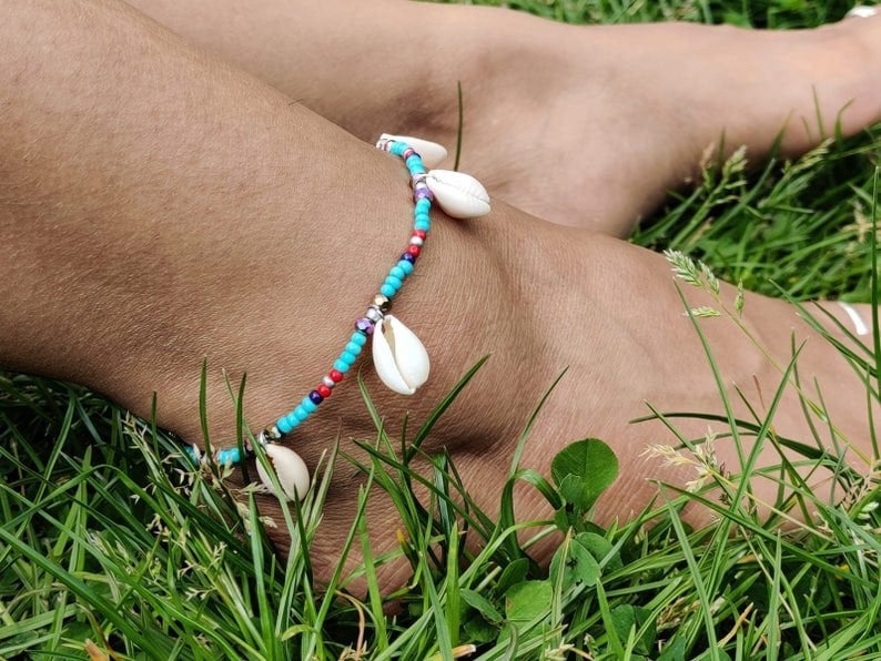 Turquoise Beach Boho Anklet