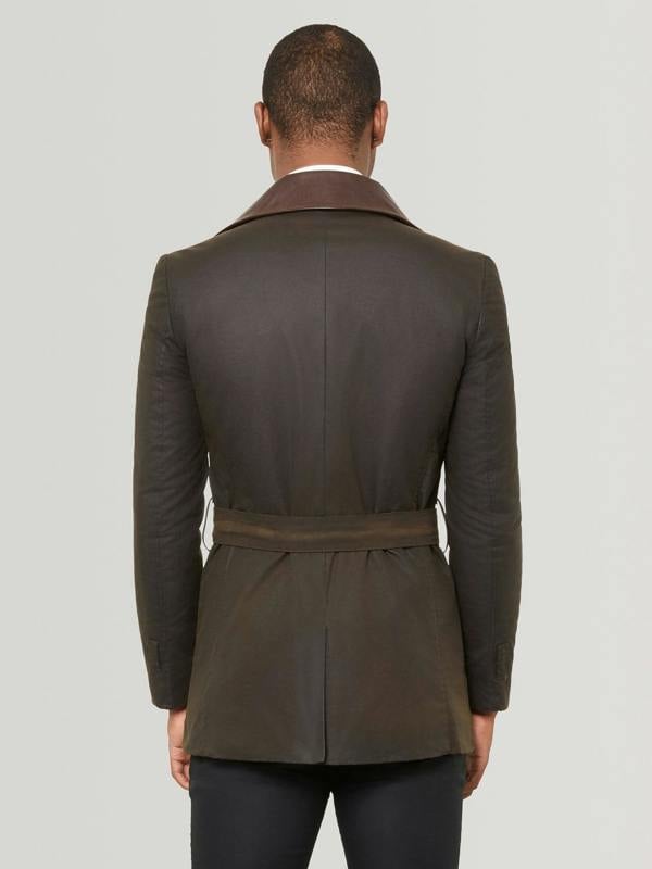 Serran London Green Waxed Jacket