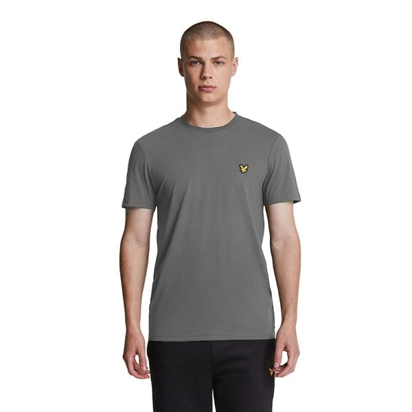 Lyle & Scott Mens Martin Short-Sleeved T-Shirt - Mid Grey Marl