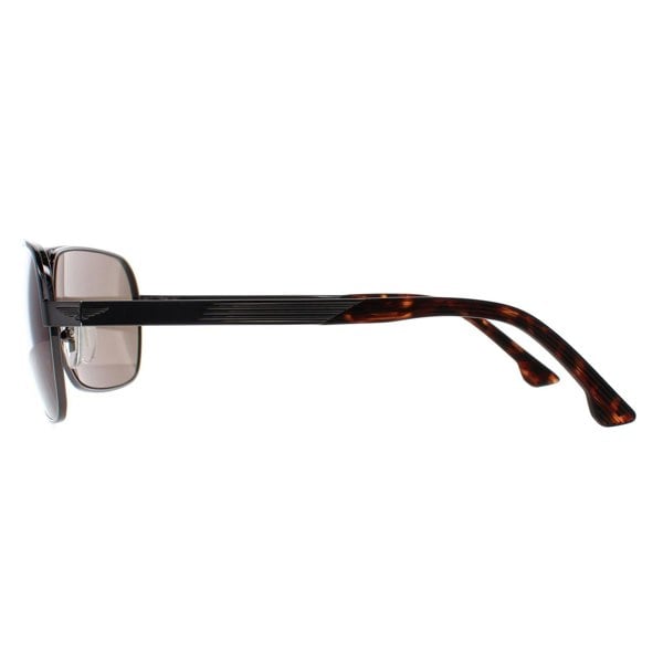 Police Sunglasses SPLC36 Tailwind Evo 2 0568 Shiny Gunmetal Grey Green