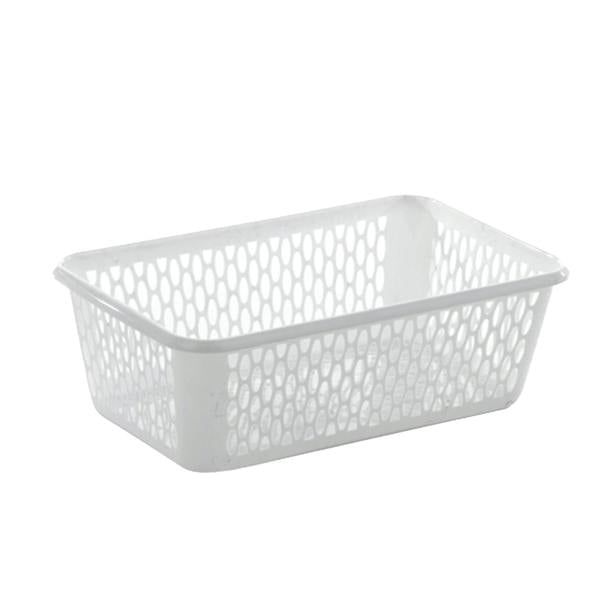 Leecroft 25cm Handy Basket Silver 25 x 16 x 8cm - One Colour - 