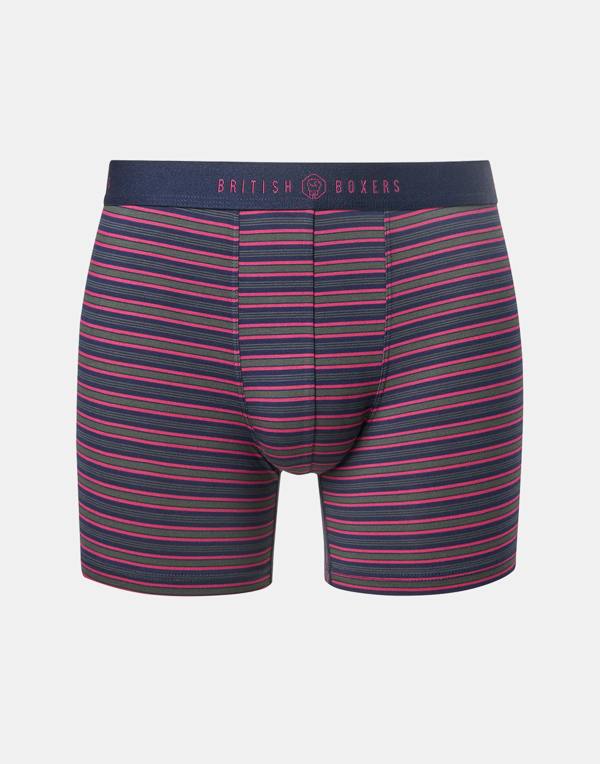 British Boxers Multipack! 4 Pairs of Men's Bamboo Stretch Trunks – Rioja