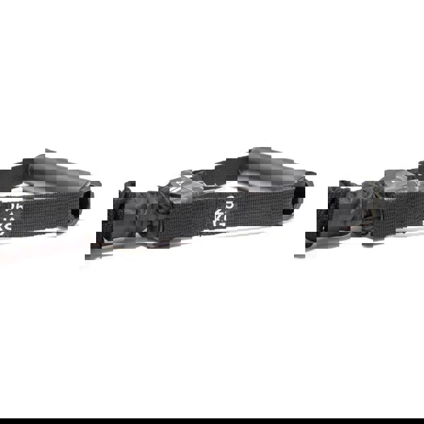 Black adidas resistance band with '25 KG' marking on a white background