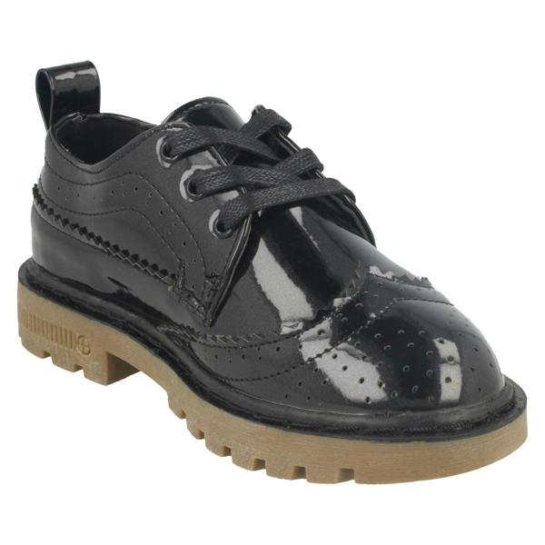 Spot On Girls Spot On Lace Up Brogue Shoes