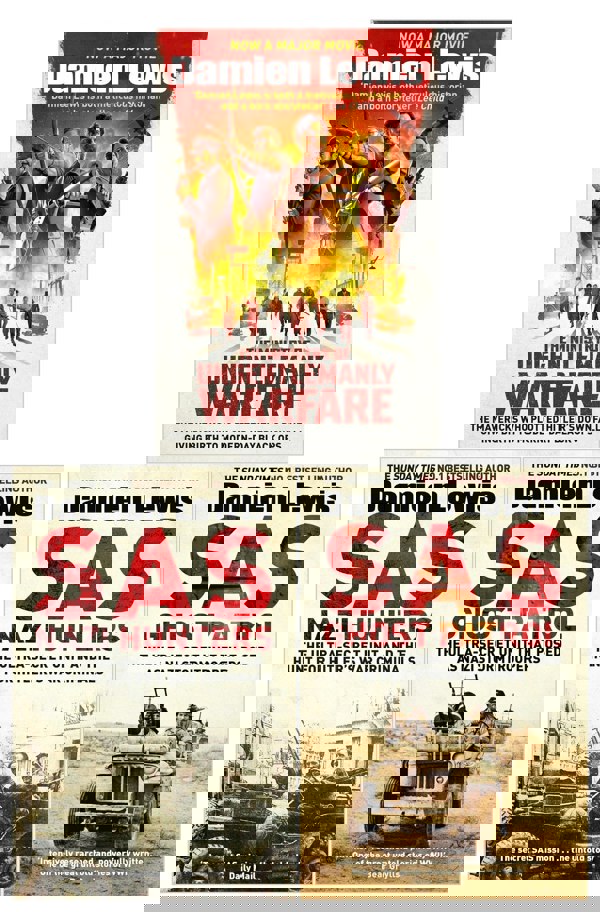 Damien Lewis 3 Books Collection Set (The Ministry of Ungentlemanly Warfare, SAS Ghost Patrol, SAS Nazi Hunters)