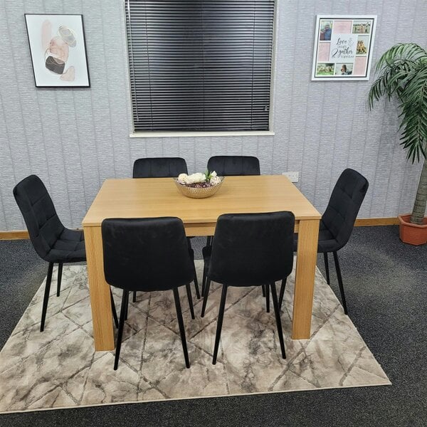 Kosy Koala Dining Table Set with 6 Chairs Dining Room and Kitchen table set of 6