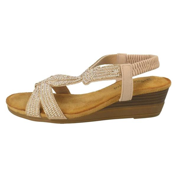 Savannah Ladies Savannah Wedge Heeled Sandals F12127
