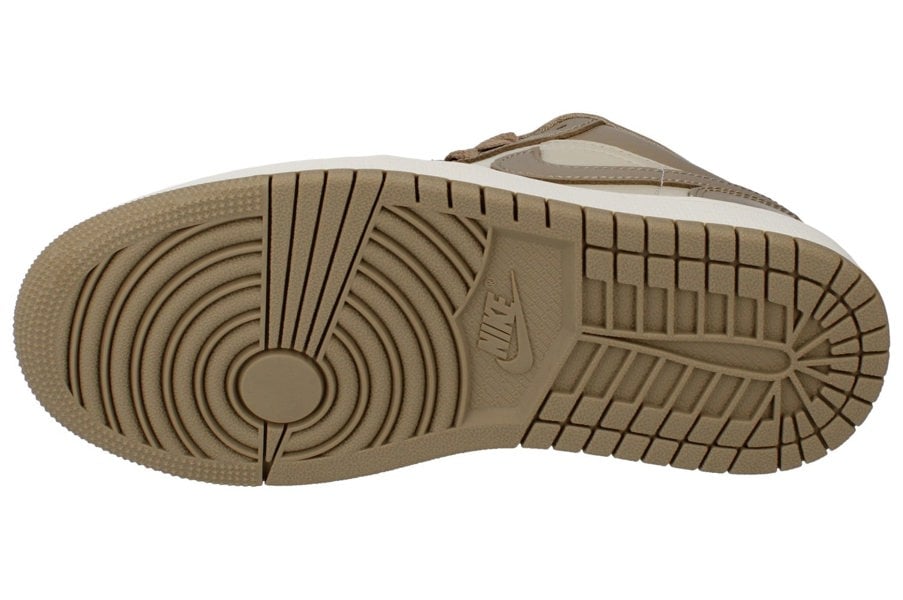 Nike Womens Air Jordan 1 Low Trainers Dc0774  203 - Rattan Desert Camo Sail 203 - Photo 4