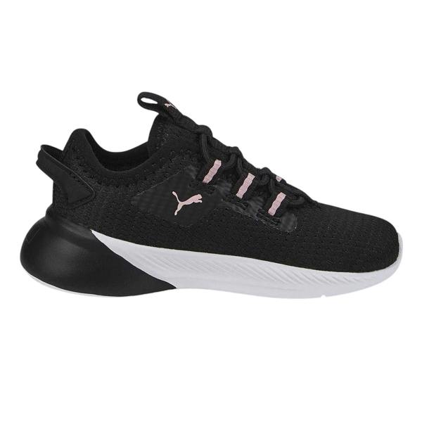 Puma Girls Retaliate 2 Logo Trainers - Black/Pink - 