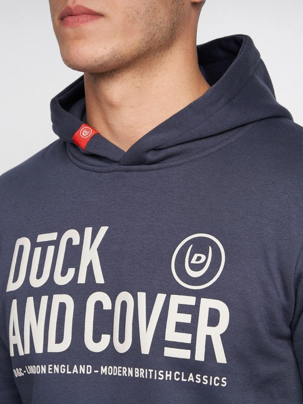 Duck and Cover Hillman Hoodie - Navy