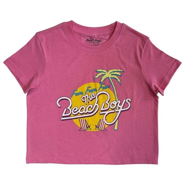 The Beach Boys Fun Fun Fun Crop Top Shirt