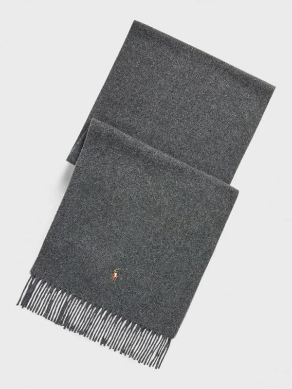 Ralph Lauren Polo Ralph Lauren Virgin Wool Scarf Grey