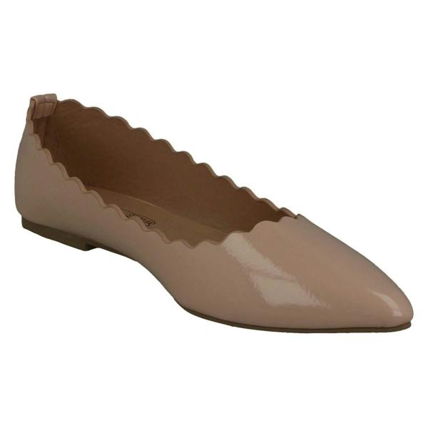 Spot On Ladies Spot On Flat Pointed Toe Ballerinas F80458