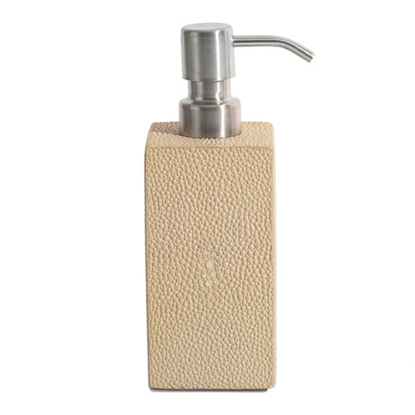 POSH TRADING COMPANY Chelsea Soap Dispenser - Shagreen Natural