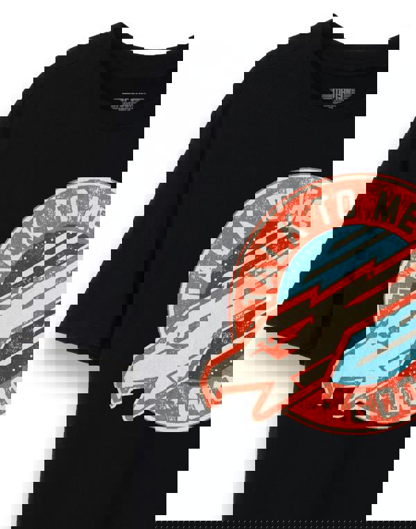 Top Gun: Maverick Mens Black Maverick Quote Short Sleeved T-Shirt