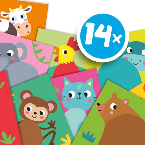 SES Creative My first - Sticking animal tails