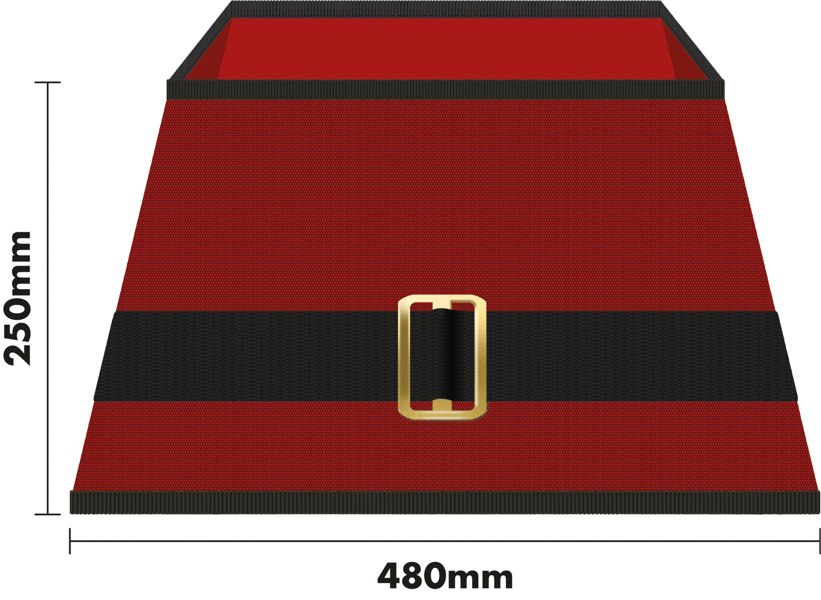 St Helens Santa Belt Design Tree Skirt