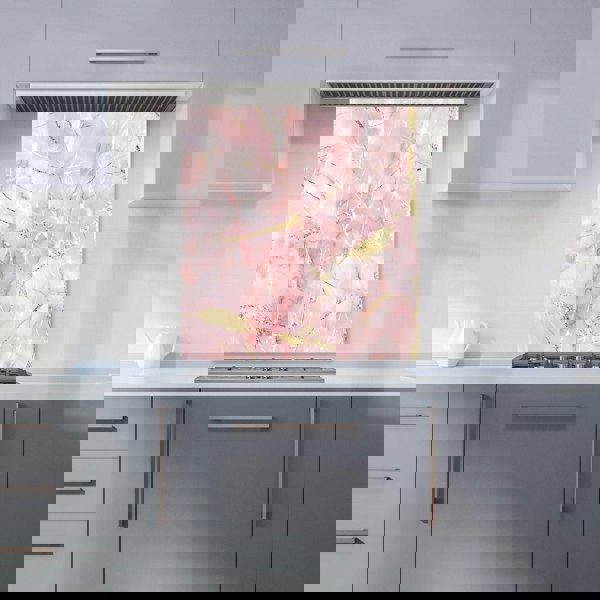 Warren Reed - Designer Rose Marble Effect Kitchen Splashback