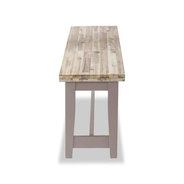 Statement Furniture Florence Solid Acacia Hardwood Dining Bench 140cm Long