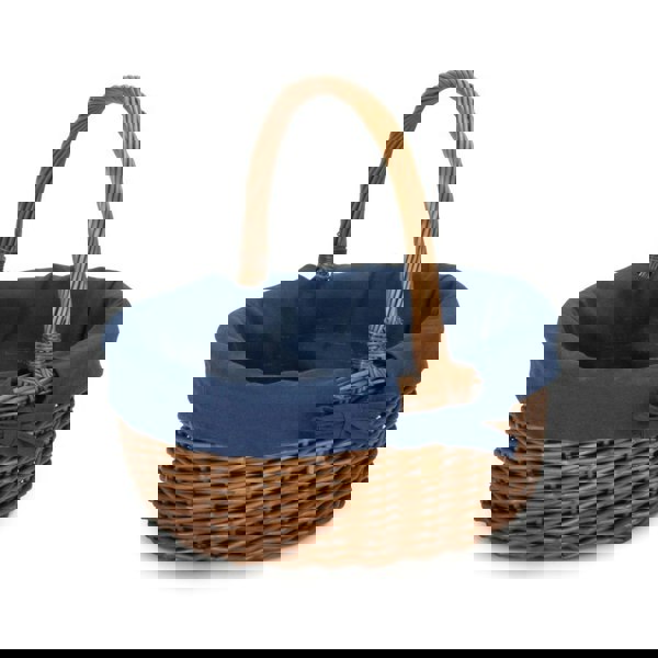 Double Steamed Oval Shopping Basket