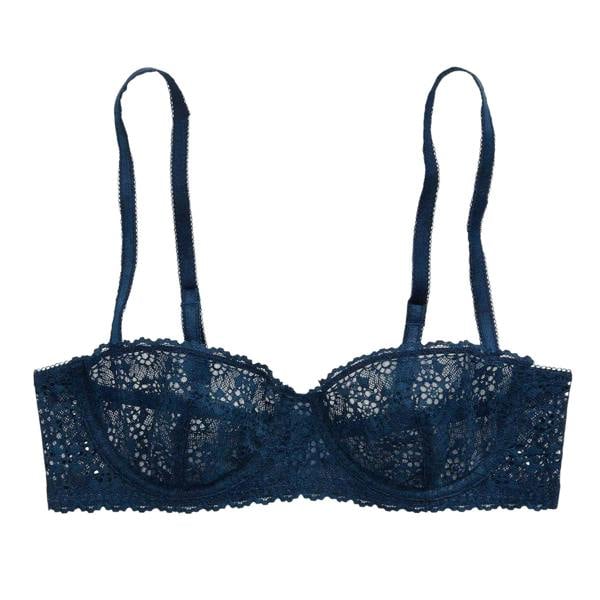 Ralph Lauren Womens/Ladies Floral Lace Bra - Denim - 