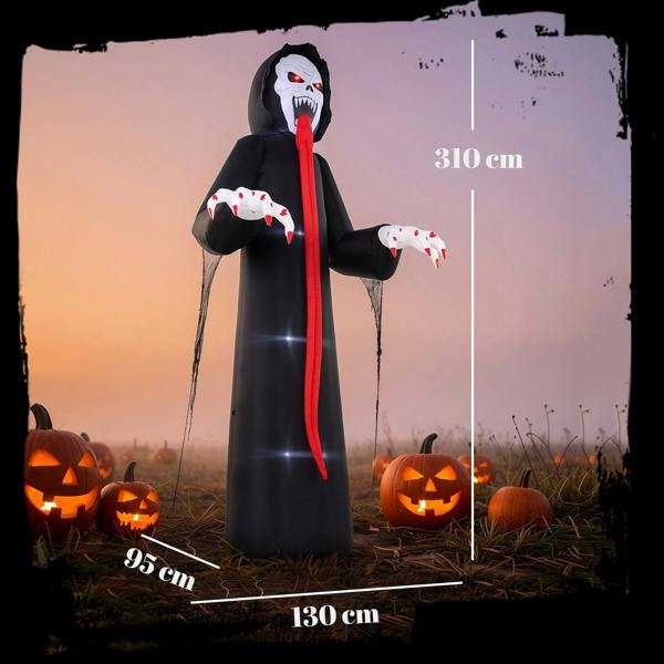 Inflatable Halloween Skull