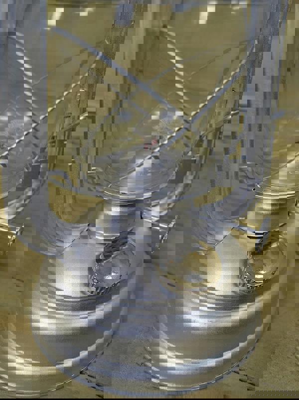 Samuel Alexander 10" Paraffin Hurricane Camping Lantern Light - Silver