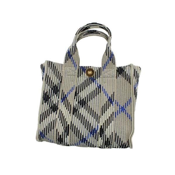 Burberry Mini Knitted Tote - Lichen