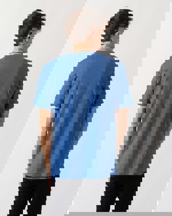 GANT Mens Regular Fit Embroidered Archive Shield T-Shirt - 407 Rich Blue